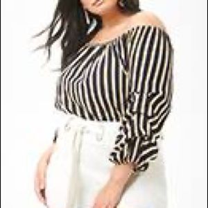 Off the shoulder blouse